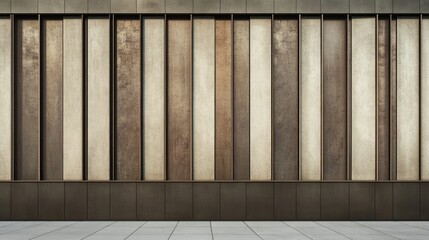 Modern Wall Design with Texture and Color Variation