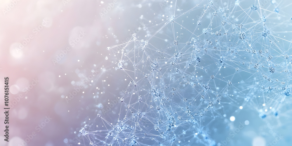 Poster abstract network: a mesmerizing abstract backdrop showcasing a delicate network of interconnected li