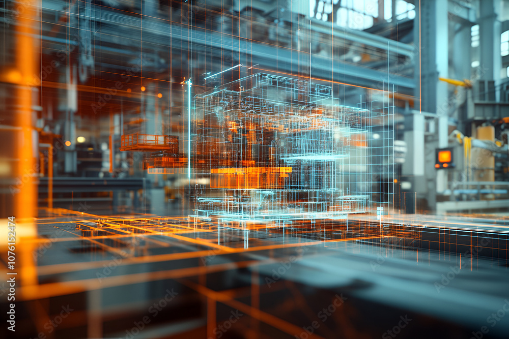 Poster revolutionizing civil engineering how machine learning transforms industrial processes and efficienc
