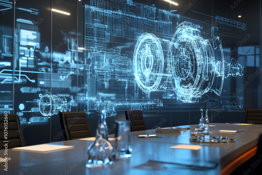 Poster exploring the role of machine learning in advancing civil engineering practices within the industria