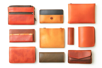 A collection of leather goods
