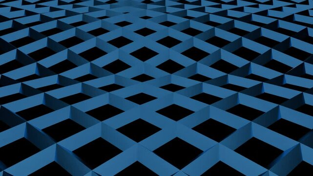 blue 3d net pattern background