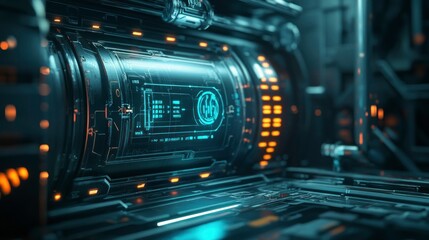 Fototapeta premium Futuristic Technology