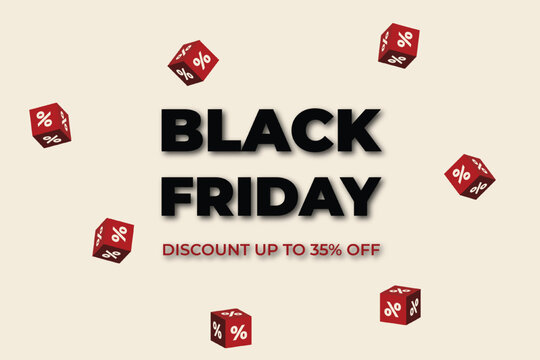 simple black friday background template