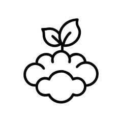 cloudberry icon, fruits vector icon - simple vector illustration of a cloudberry, in a simple and clean style, suitable for food and health themes. fruits flat illustration.