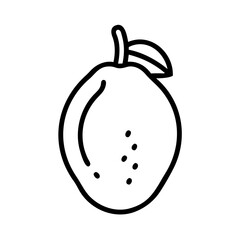 hog plum icon, fruits vector icon - simple vector illustration of a hog plum, in a simple and clean style, suitable for food and health themes. fruits flat illustration.