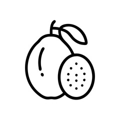 hog plum icon, fruits vector icon - simple vector illustration of a hog plum, in a simple and clean style, suitable for food and health themes. fruits flat illustration.