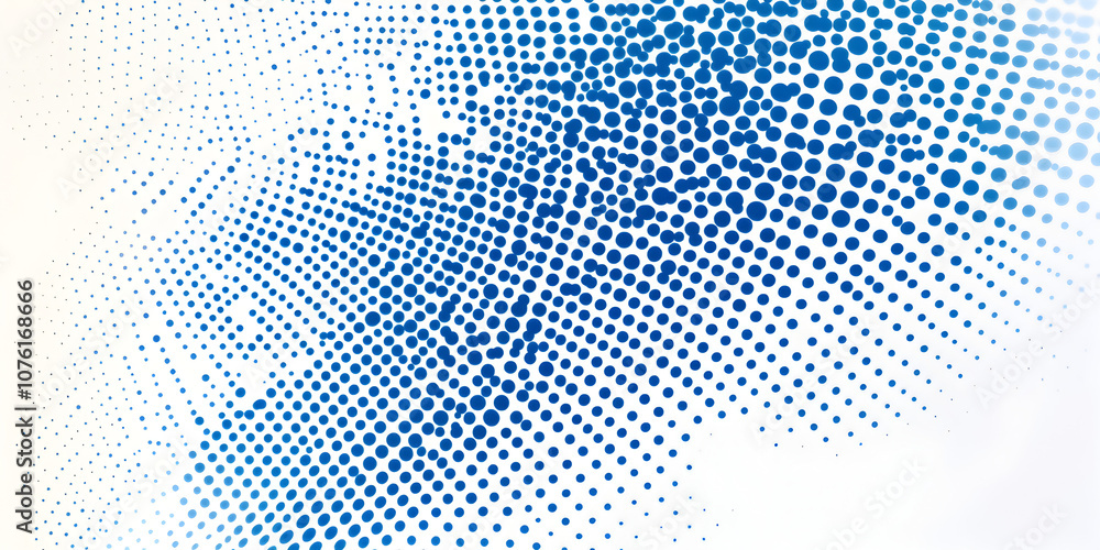 Poster abstract blue dot pattern: a captivating abstract background with a mesmerizing pattern of blue dots