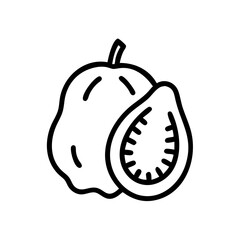 jackfruit icon, fruits vector icon - simple vector illustration of a jackfruit, in a simple and clean style, suitable for food and health themes. fruits flat illustration.