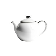 Ceramic teapot, white isolate background