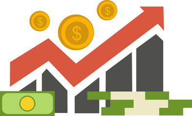 Financial Improvement Concept Illustration