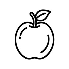 velvet apple icon, fruits vector icon - simple vector illustration of a velvet apple, in a simple and clean style, suitable for food and health themes. fruits flat illustration.