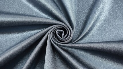Dark grey shimmer satin rayon twill fabric creates a fashionable concept, offering a rich texture and elegance. The dark grey satin rayon twill fabric invites creativity. Copy space available.