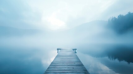 Fototapeta premium Frithd retreat image ideal for use in books or projects, providing a serene visual with ample copy space, perfect for enhancing text and conveying tranquility.