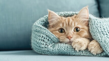 Effortlessly remove cat hair from your blanket on the sofa with these simple steps
