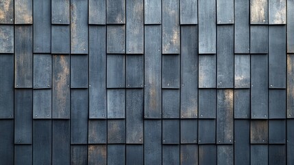 Dark Gray and Brown Wooden Siding Texture