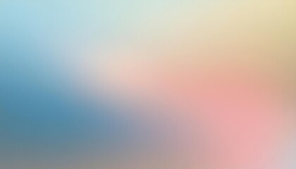Obraz premium Gentle Pastel Gradient Background with Blurred Blue, Pink, and Yellow Tones for Tranquil Designs, Wellness Apps, Soothing Brand Aesthetics, and Relaxing Digital Art Projects