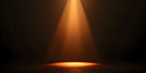 Golden Spotlight: Illuminating the Stage 