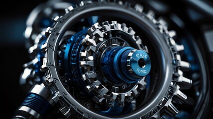 Fototapeta premium a wheel with the word coffee on it