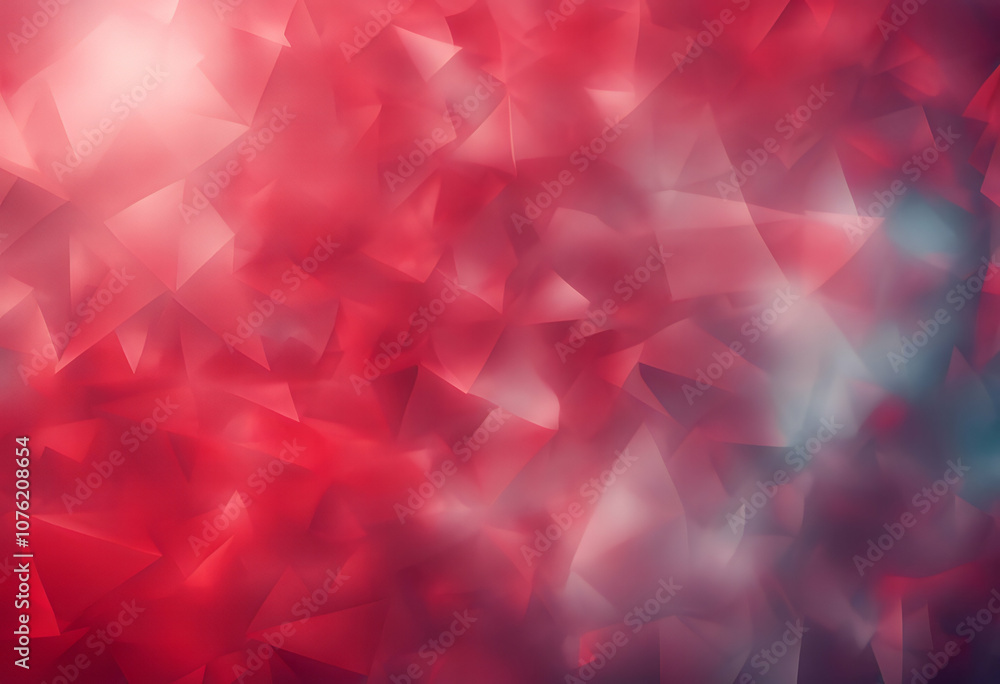 Poster triangle background red motion pattern
