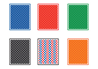 トランプの柄デザインセット