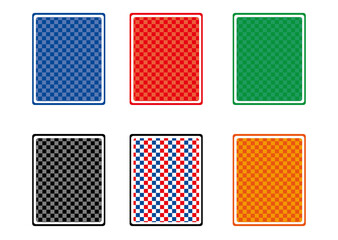 トランプの柄デザインセット