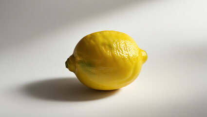 a lemon on a white background
