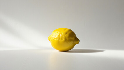 a lemon on a white background