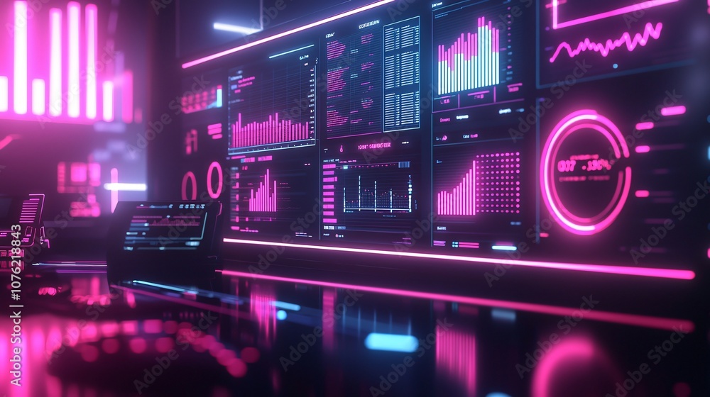 Poster analyze cost of capital investment forecast using advanced data visualization techniques to enhance 