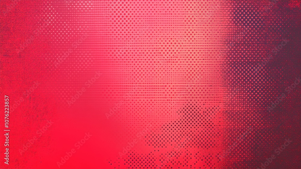 Aufkleber a vibrant red gradient background with a dynamic dotted pattern, creating a sense of energy and move