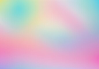  Pastel Rainbow Gradient Blurred Background