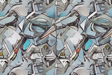 Obraz premium Marble . Oil painting. Pattern for covers, for printing on wall decorations, leaflets.