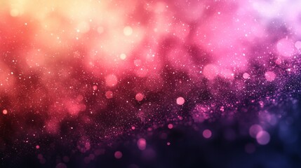 Glittering Pink and Purple Bokeh Background