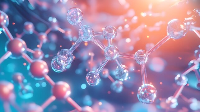 Visually striking and clinically precise holographic displays showcasing the molecular structures and interactions of complex drug compounds with vibrant colors and digital rendering
