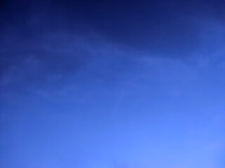 Minimalist Dark Blue Sky Gradient at Dusk