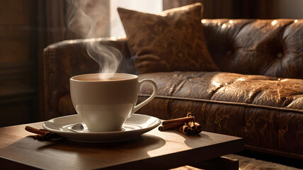 cup of coffee, ai generated