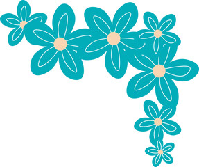Obraz premium frame accessory square one type flower