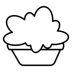  Minimalistic line art icon representing a washable. Simple, modern design with a clean aesthetic, perfect for indicating care instructions in product packaging or branding.