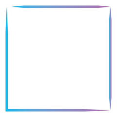 Rectangular gradient border. Vector illustration