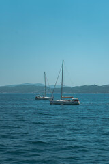 Fototapeta premium yacht in the sea