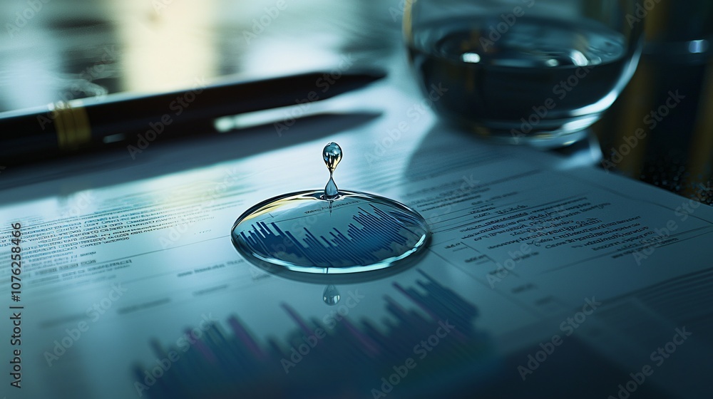 Poster analyze the impact of liquidity on capital structure through detailed financial metrics and visual d