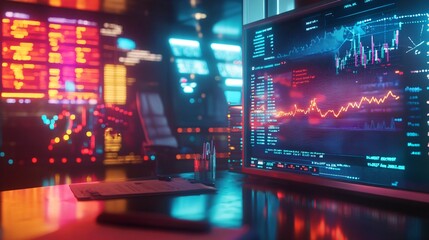 Obraz premium Analyze comprehensive yield reports with advanced data visualization techniques for enhanced business insights