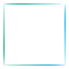 Rectangular gradient border. Vector illustration