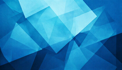 Obraz premium Modern abstract blue background design with textured white transparent layers