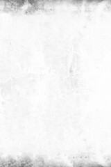 High Resolution Dark Vertical Background or Wallpaper texture. Grunge of the old white Cement wall has cracks and black stains.