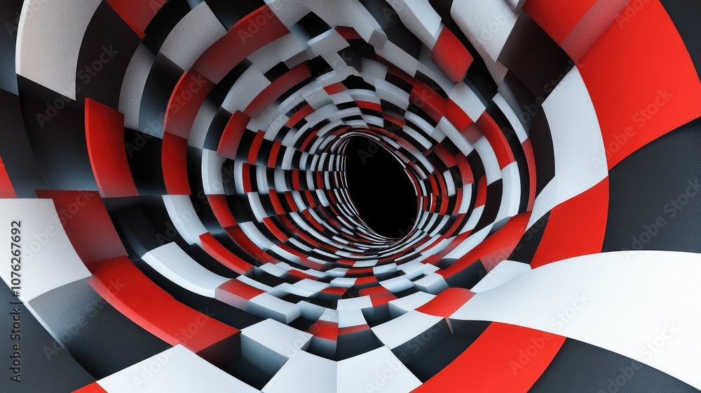 Poster 3d wallpaper with cubes in a checkered pattern, alternating colors to create a dynamic, interactive 