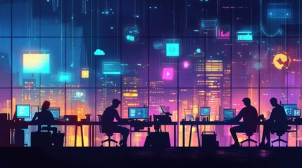 Night City Office.