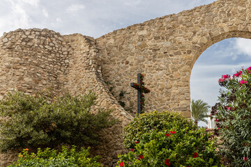 old castle in the mountains
