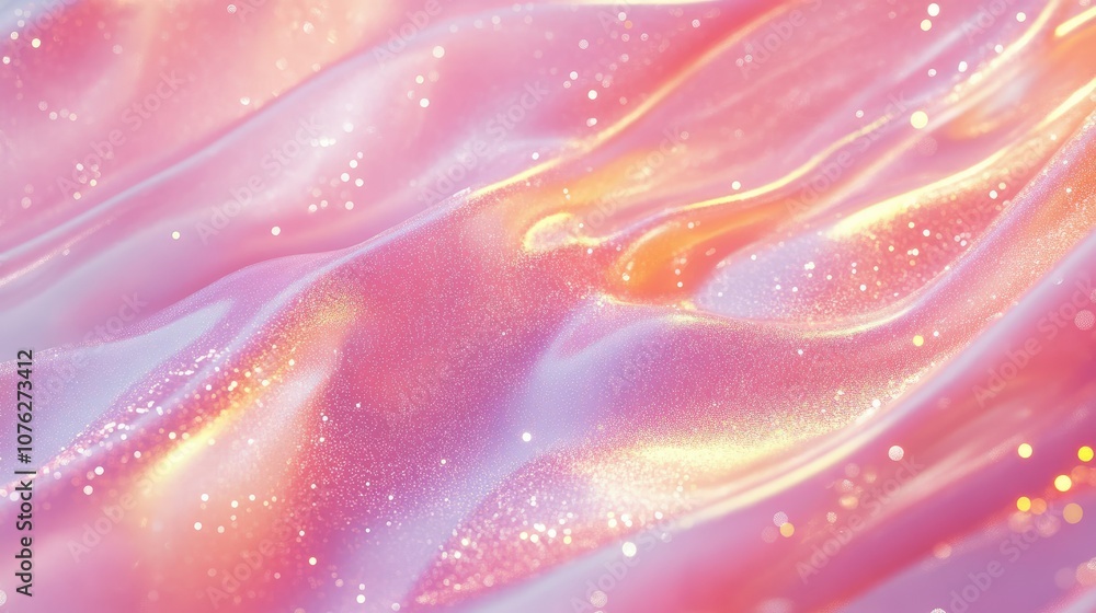 Poster soft pastel abstract background with sparkling shimmering textures and fluid shapes perfect for eleg