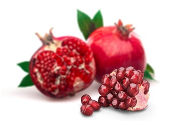 Fresh ripe tasty sweet Pomegranate fruit